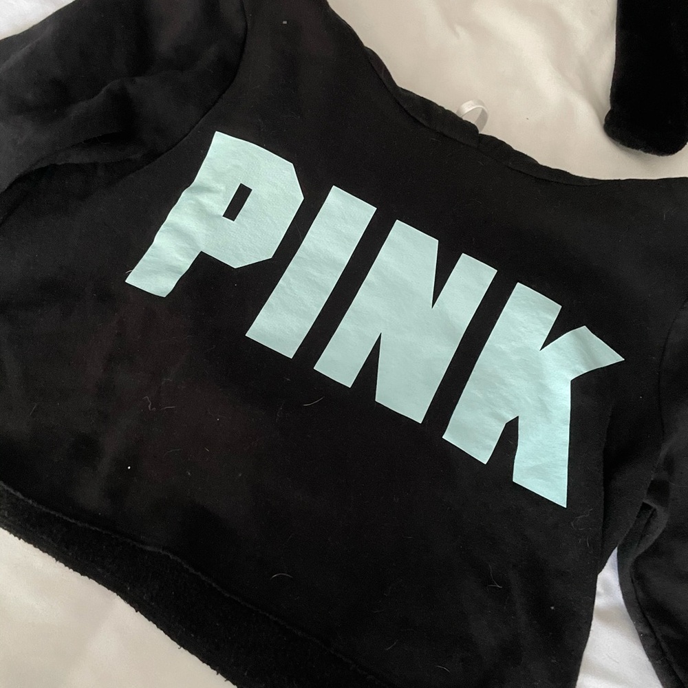 VS Pink Cropped Sweater